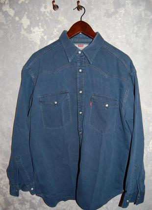 Рубашка фирменная джинсовая levis, оригинал на 52- 54 р-р. (по...