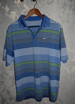 Футболка - рубашка поло nike golf dry-fit, оригинал, на 52 р-р...
