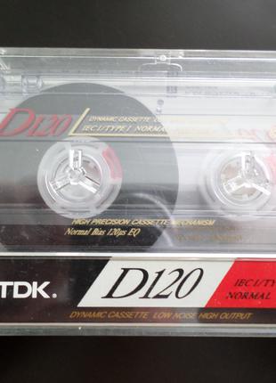 Касета TDK D 120 (Release year: 1990)