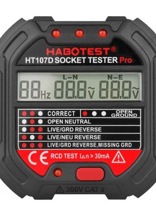 Измеритель мощности розетoк Habotest HT-107D