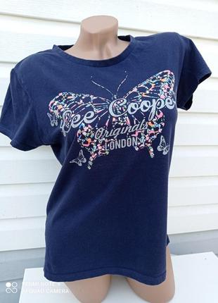 Котонові футболка з метеликом