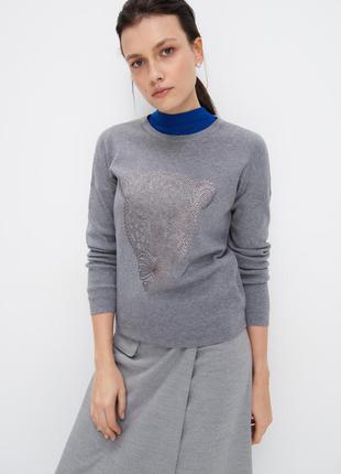 Стильний светр з оригінальним принтом mohito