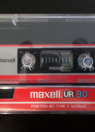 Касета Maxell UR 90 (Release year: 1985)
