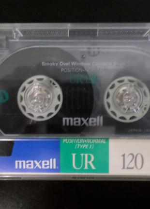 Касета Maxell UR 120 (Release year: 1988)