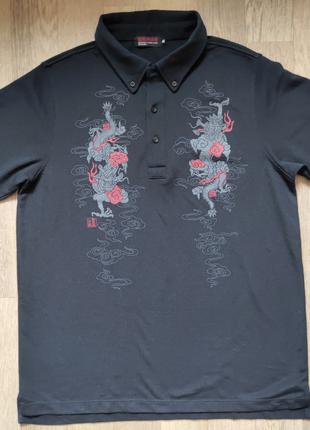 Мужская рубашка поло Shurijo Castle Park Okinawa, размер XL