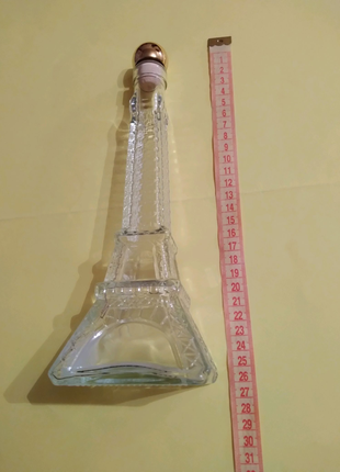 Бутылка стеклянная в виде Эйфелевой башни, Франция