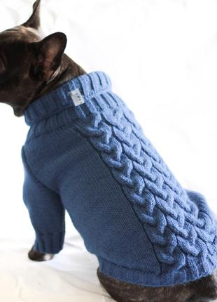 Вязаный осенний свитер для собак Y-230 Dogs Bomba, модель унисекс