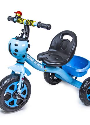 Триколісний велосипед Scale Sport Синій