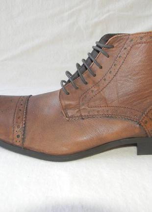 Мужские кожаные ботинки asos р.9 дл.ст 29,5см