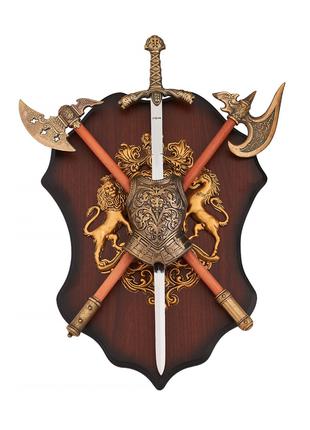 Подарочное рыцарское Панно 2, настенное украшение в средневеко...