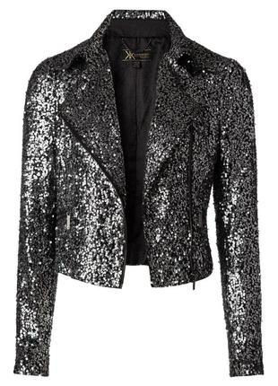 Байкерская куртка с пайетками косуха от kardashian kollection ...