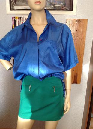 Отличная мини юбка с замочками бренда h&m, р. 40-42