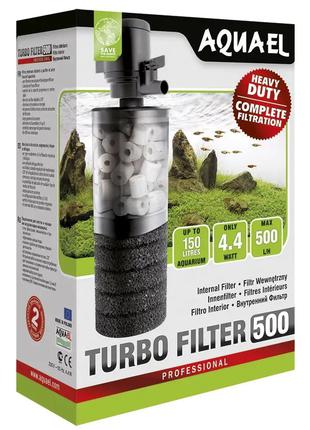 Внутрішній фільтр Aquael Turbo Filter 500 для акваріумів до 150 л