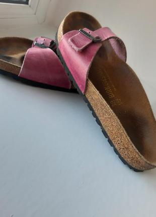 Кожаные шлепанцы сандалии оригинал от birkenstock