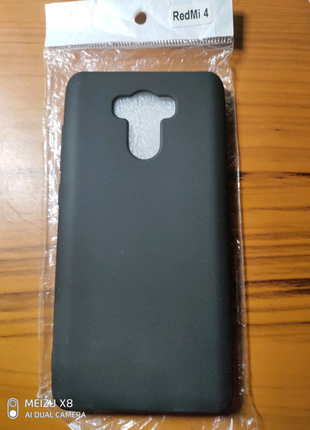 Чехол накладка Xiaomi Redmi 4 черный