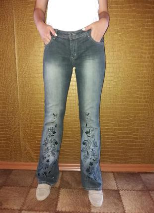 Распродажа-винтажные джинсы бохо клеш adilik р.l