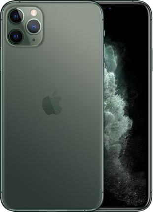 Смартфон Apple iPhone 11 Pro Max 256 GB Midnight Green, 12 міс...