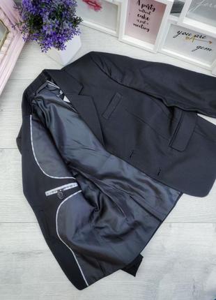 Пиджак для мальчика школа черный 717116003