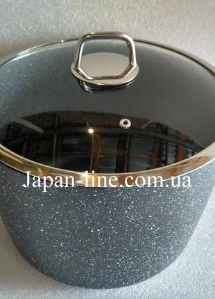 Кастрюля Bohmann BH 7350-26 MRB 26 см 5 л. мрамор