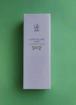 Тонік для всіх типів шкіри обличчя lambre olive oil tonic/тоні...