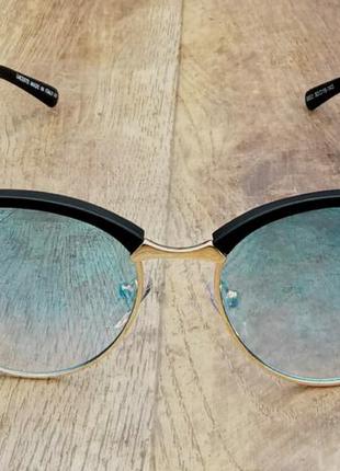 Lacoste очки женские солнцезащитные зеркальные голубые на небо...