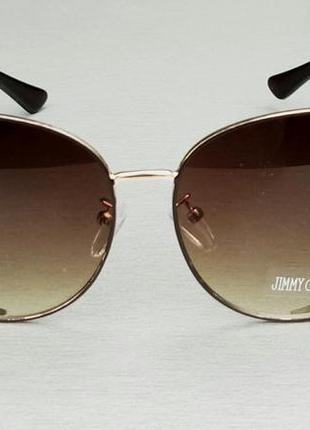 Jimmy choo очки женские солнцезащитные коричневые