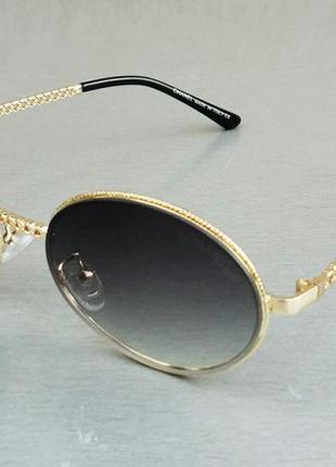 Chanel очки женские солнцезащитные в металлической оправе