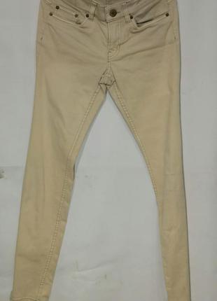 Logg by h&m джинсы женские бежевые размер 26