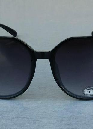 Fendi очки женские солнцезащитные большие черные