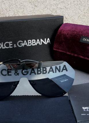 Очки в стиле dolce & gabbana маска  солнцезащитные с логотипом...