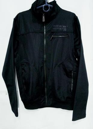 Jack & jones кофта олимпийка мастерка мужская плотная черная р...