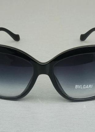 Bvlgari очки женские солнцезащитные большие черные