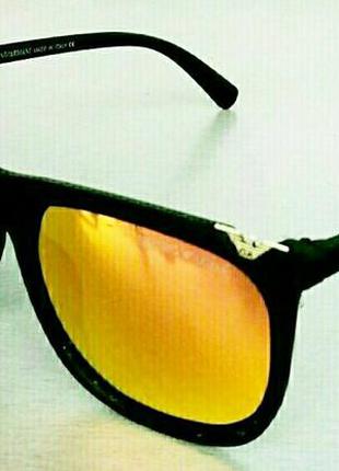 Enporio armani очки мужские солнцезащитные оранжевые зеркальные