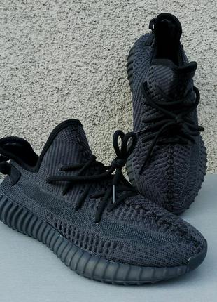 Adidas yeezy 350 boost dark gray кросівки чоловічі темно сірі ...
