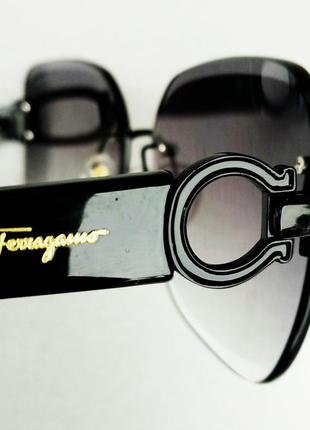 Salvatore ferragamo очки женские солнцезащитные черные безопра...