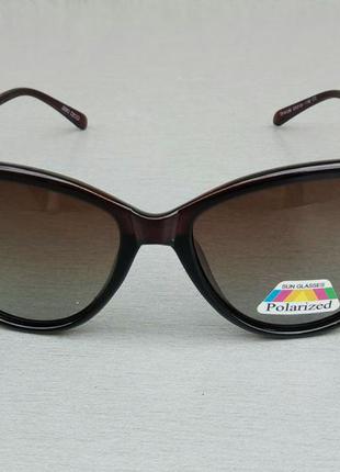 Jimmy choo очки женские солнцезащитные коричневые поляризированые