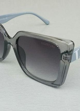 Valentino очки женские солнцезащитные серые с градиентом
