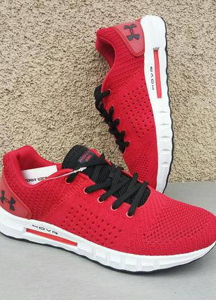Under armour кроссовки мужские  сетка весна лето красные 43, 46