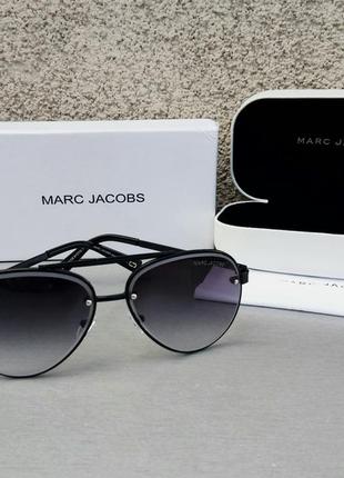 Marc jacobs очки женские солнцезащитные черные с градиентом