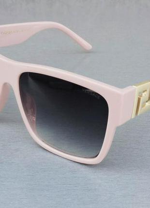 Versace очки женские солнцезащитные с градиентом пудровые