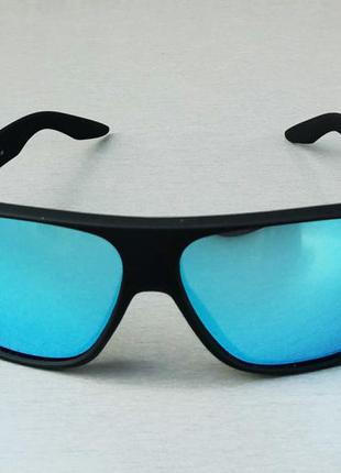 Police очки мужские солнцезащитные голубые зеркальные поляризи...
