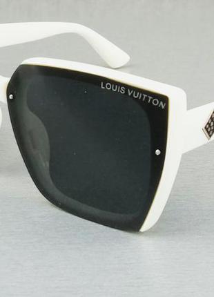 Louis vuitton очки женские солнцезащитные в молочной оправе