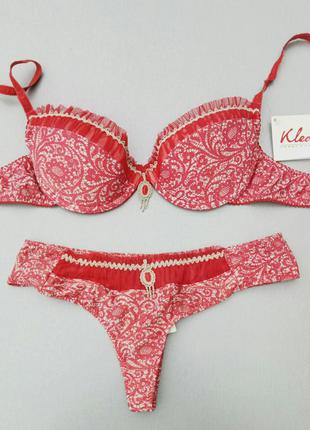 Kleo cannes 265 комплект женского нижнего белья красный