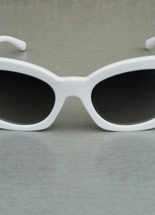 Versace очки женские солнцезащитные стильные узкие белые