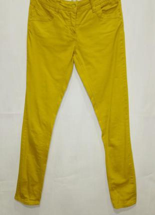Denim & co джинсы женские стретч горчичные размер s/m