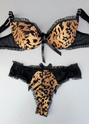 Caprice комплект женского нижнего белья тигровый