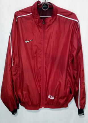 Nikeкуртка вітровка олімпійка чоловіча оригінал червона розмір м