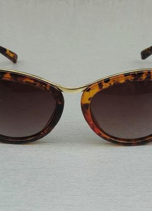 Dsquared очки женские солнцезащитные коричневые тигровые с гра...