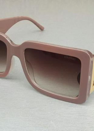Burberry очки женские солнцезащитные бежево коричневые