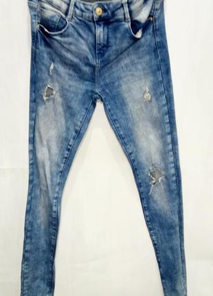 Zara skinny джинсы женские стретч оригинал размер 26